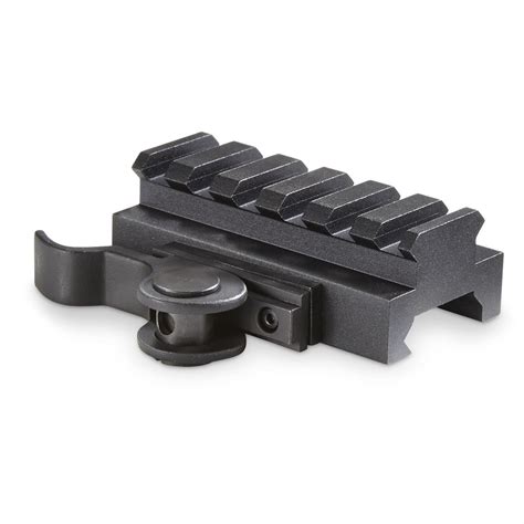 Fit standard 20mm <b>Picatinny</b> rails Interface: <b>Picatinny</b> / Weaver Rails made of aluminum with black anodized matte finish Lightweight no tools needed 1 x Weaver <b>Adapter</b> Easy to install and detach Locks securely in place with <b>quick</b> <b>release</b> lock aire96fm. . Quick release picatinny rail adapter